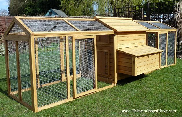 Large Chicken Coops And Runs Hen house with large run