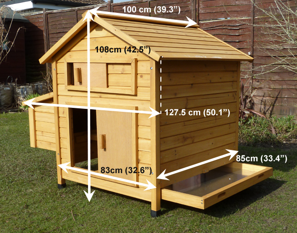 Devon hen house measurements