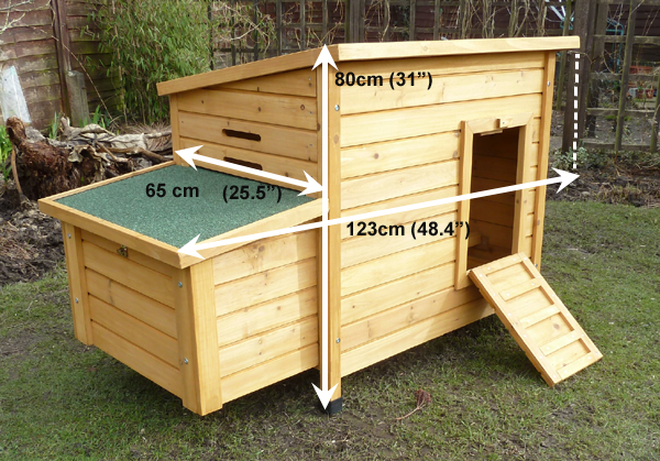 Kent chicken coop measurements