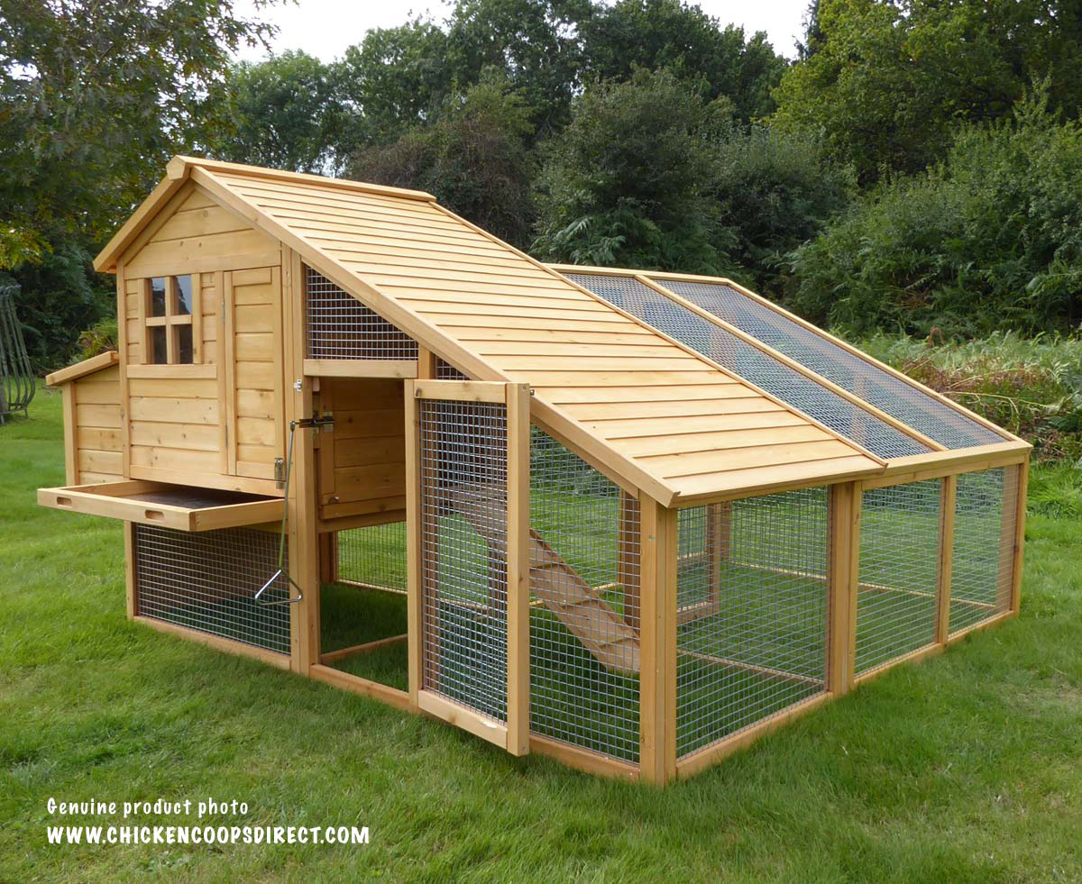 Sussex chicken coop with run