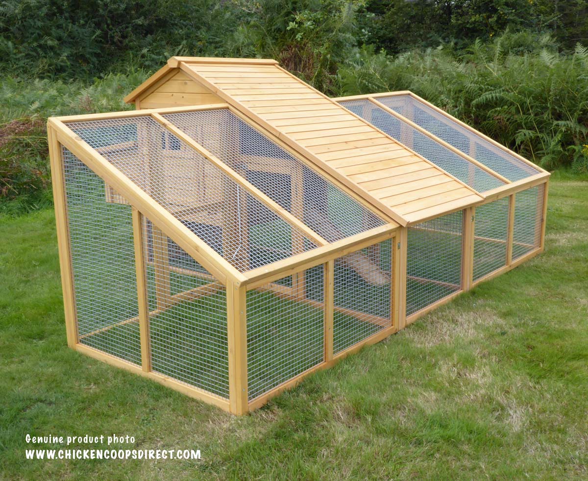 chicken coops with double run