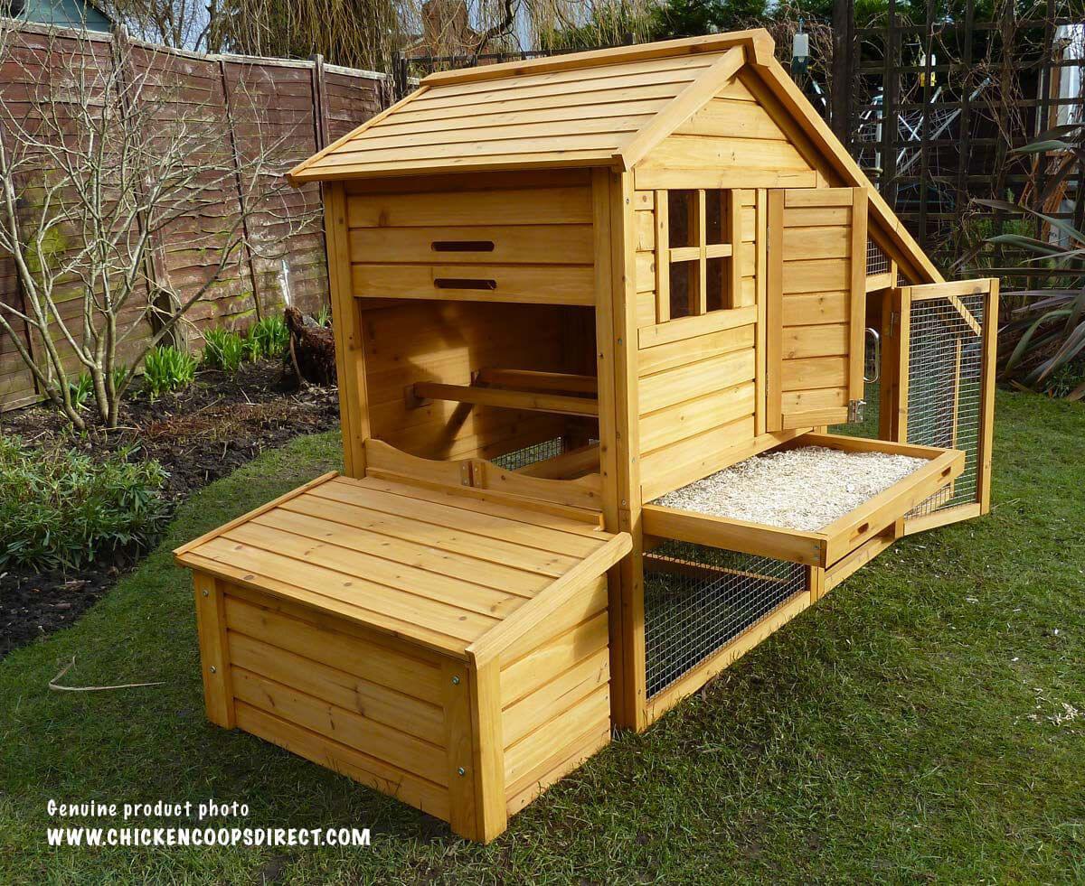 Sussex coop with nesting box removed