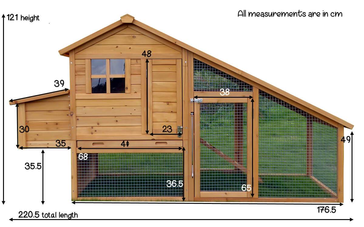 Sussex Chicken Coop With Double Run